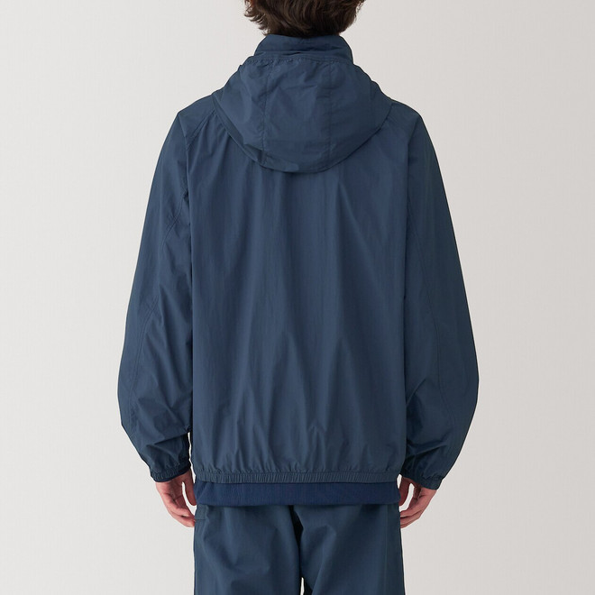 Men's Water‐Repellent Packable Windbreaker Jacket.