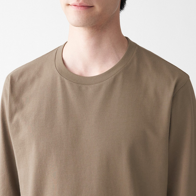 Men's Washed Jersey Long Sleeve T‐shirt. 15723