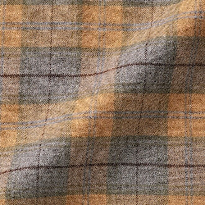 Women's Double‐Brushed Flannel Regular Collar Shirt