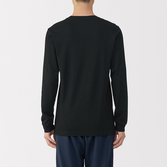 Men's Warm Thick Cotton Crew Neck Long Sleeve T‐shirt