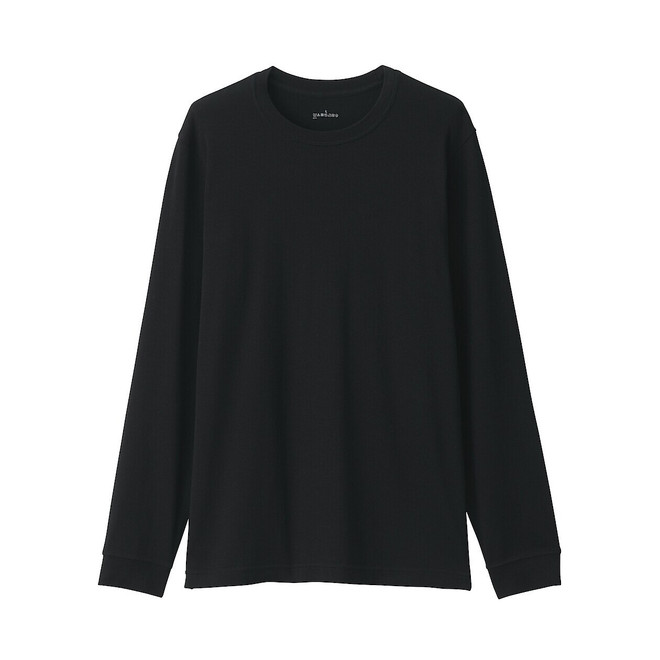 Men's Warm Thick Cotton Crew Neck Long Sleeve T‐shirt