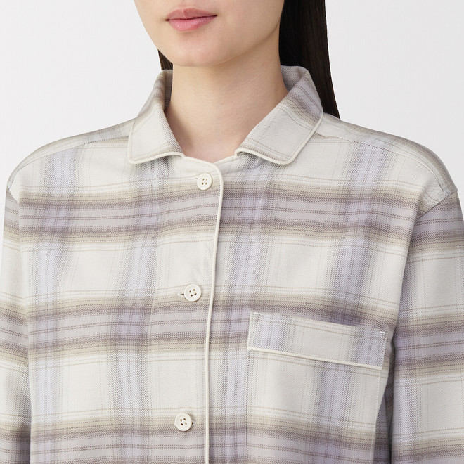 Women's Side Seamless Flannel Pyjamas