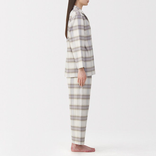 Women's Side Seamless Flannel Pyjamas