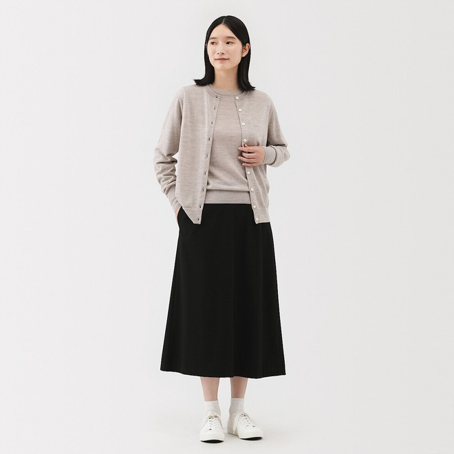 Women's Stretch Brushed Flare Skirt