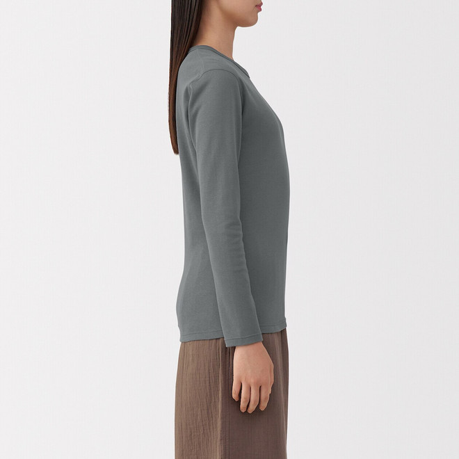 Women's Warm Thick Cotton Crew Neck Long Sleeve T‐shirt