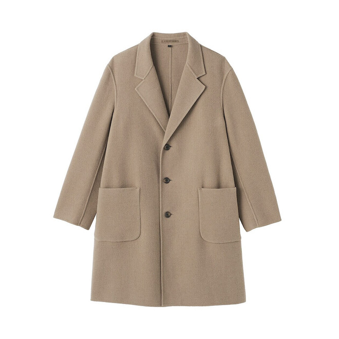 Men's Merino Wool Blend Chesterfield Coat