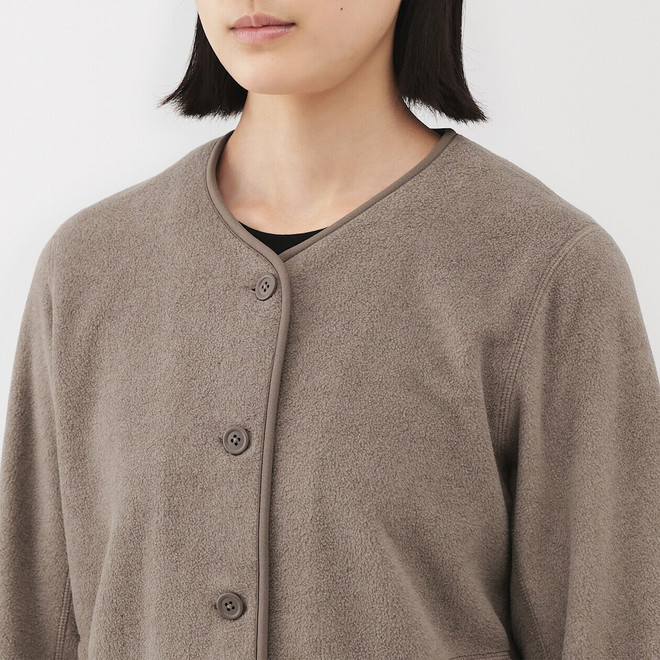 Women's Polyester Fleece Cardigan