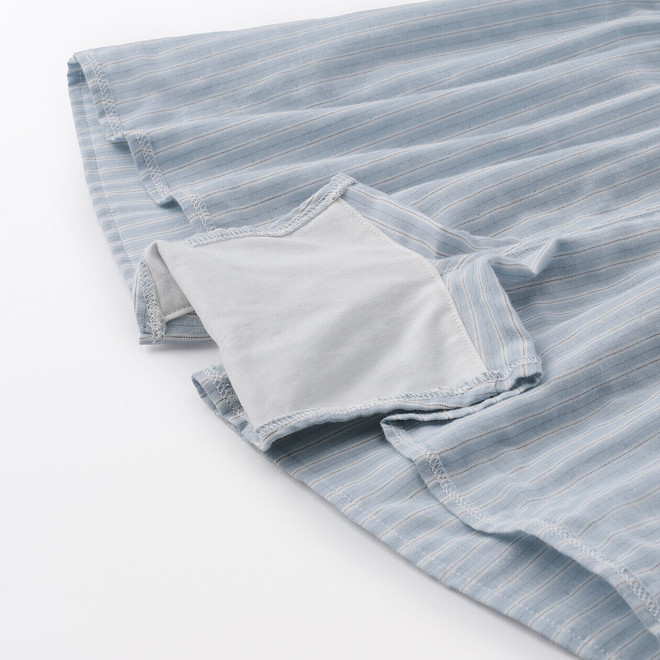 Saxe Blue Stripes
