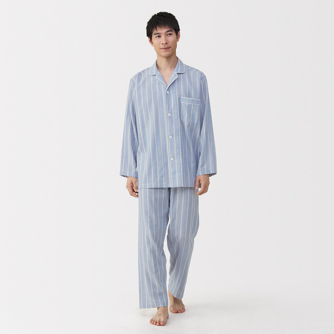 Saxe Blue Stripes