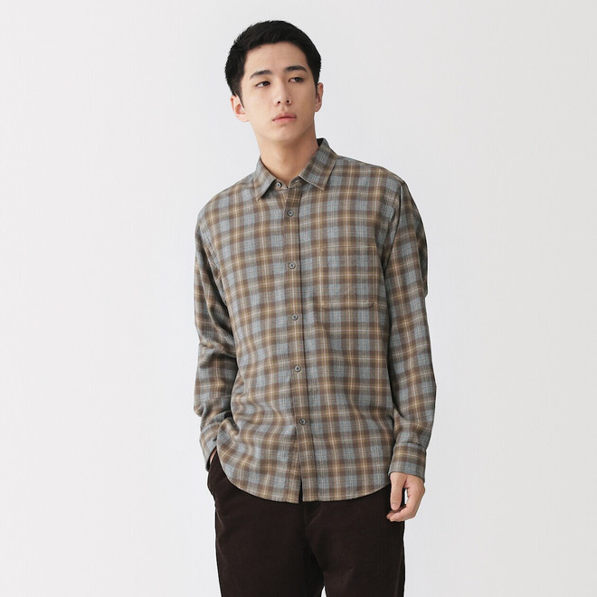 Dark Beige Check
