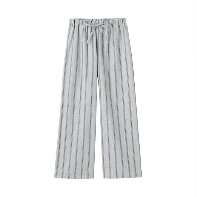 Heather Light Grey Stripe