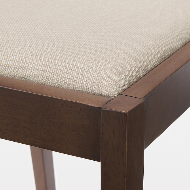 Rubberwood Dining Chair - Brown