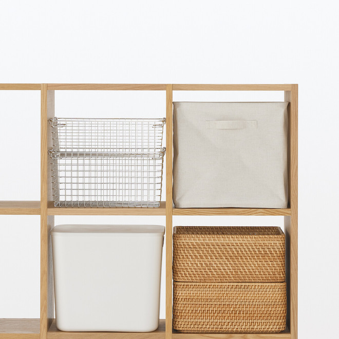 Oak Cube Shelving Unit - 5 Tier