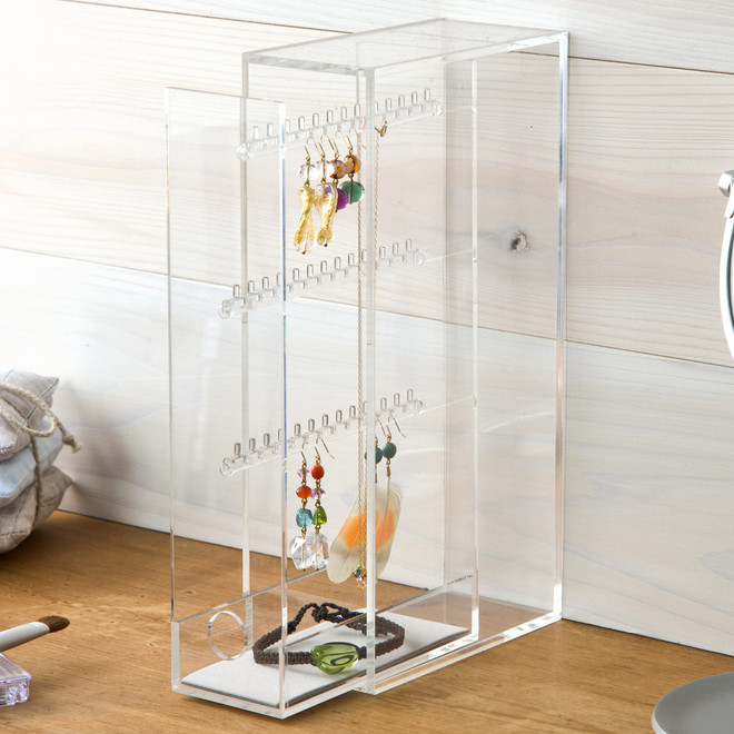 Clear Acrylic Earring Holder