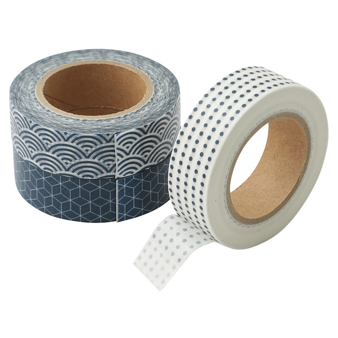 Washi Tape ‐ Navy 3 Pack