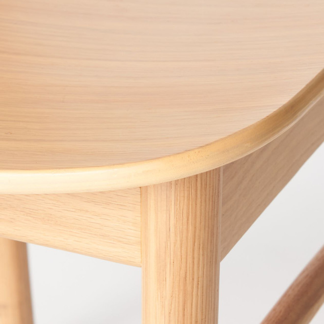Oak Round Leg Chair