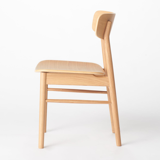 Oak Round Leg Chair