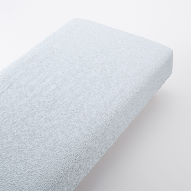 Cotton Seersucker Fitted Sheet