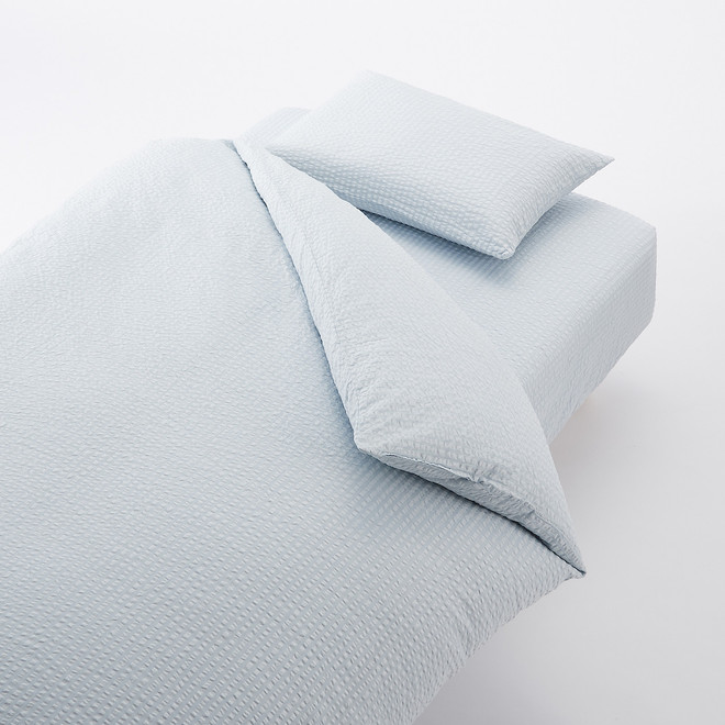 Cotton Seersucker Fitted Sheet