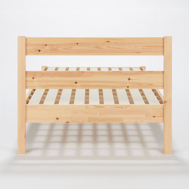 Wooden Pine Bed Double...