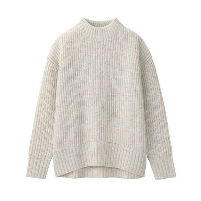 Women's Yak Blend Ribbed Wide Jumper