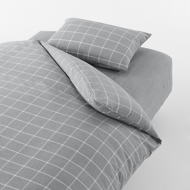 Cotton Flannel Fitted Sheet 100x200cm