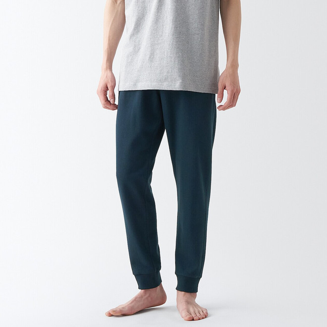 Men's Linen Flat Front Trousers. | MUJI