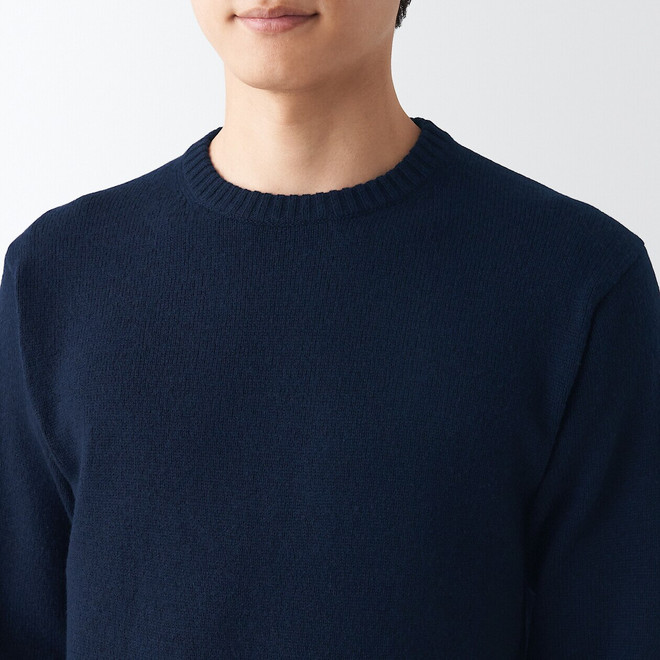 Men's Merino Wool Middle Gauge Jumper