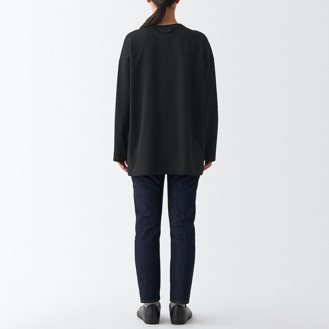 Unisex Jersey Henley neck Long Sleeve T‐shirt