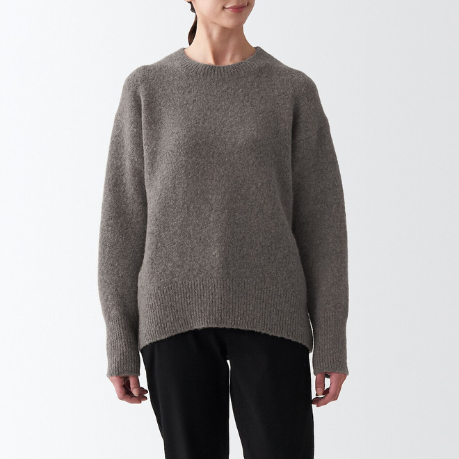 Yak Blend Wool Crew Neck Jumper