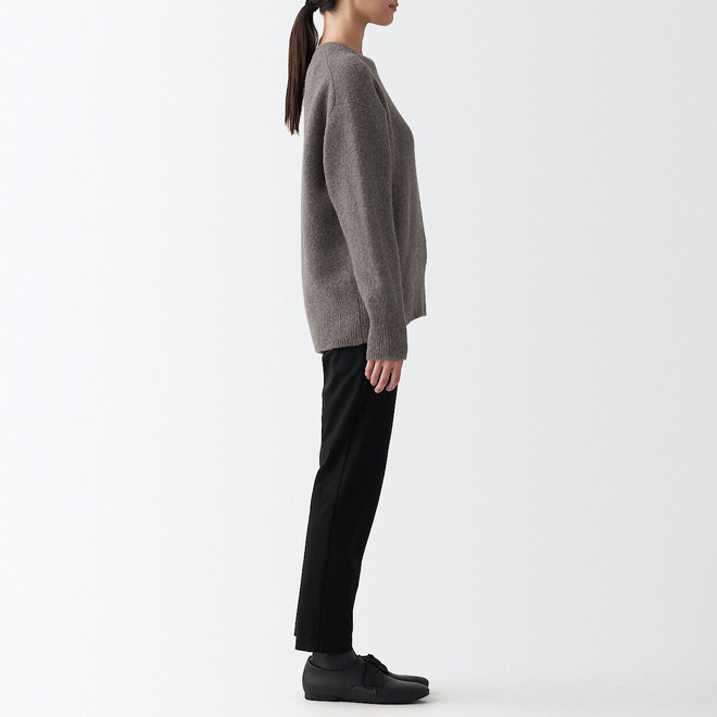 Yak Blend Wool Crew Neck Jumper