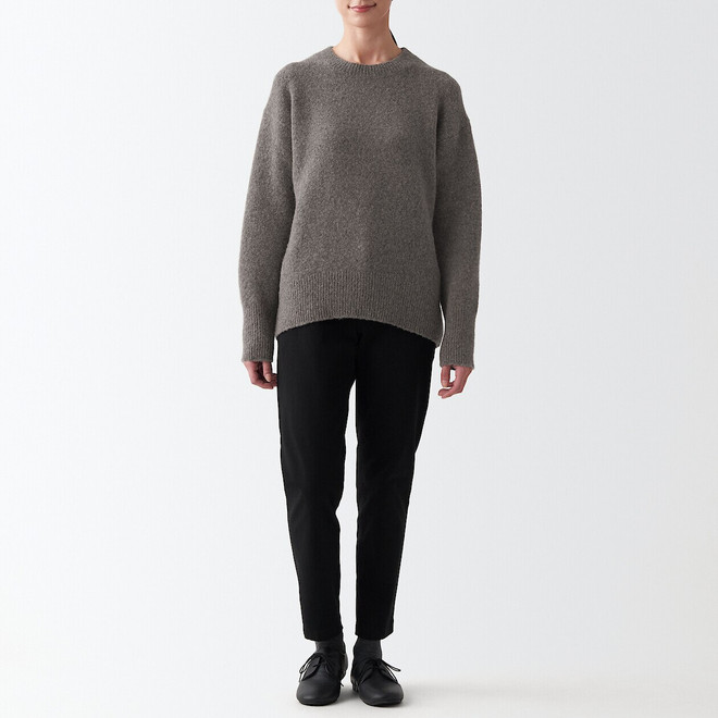 Yak Blend Wool Crew Neck Jumper