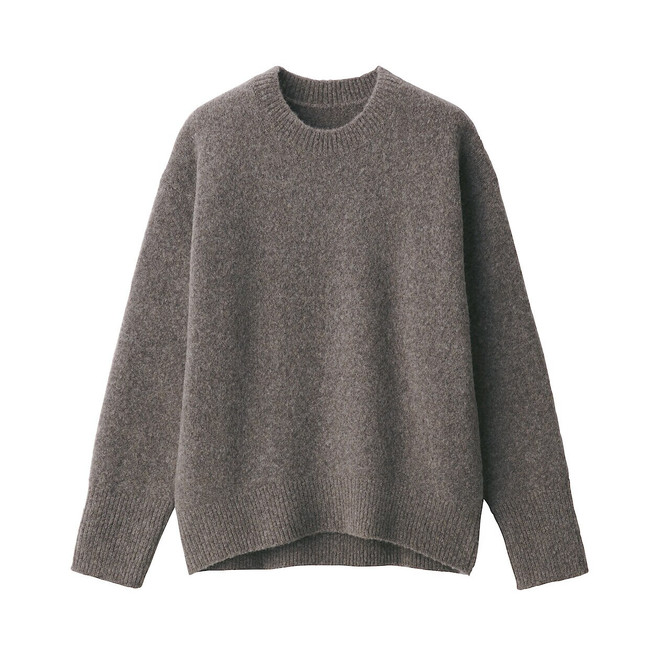 Yak Blend Wool Crew Neck Jumper