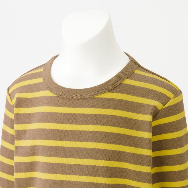 Brushed Rib Cotton Long sleeve T‐shirts (4‐7 years)