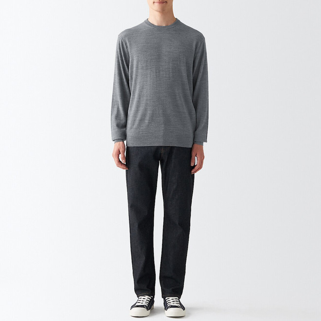 Men's Merino Wool Crew Neck Jumper