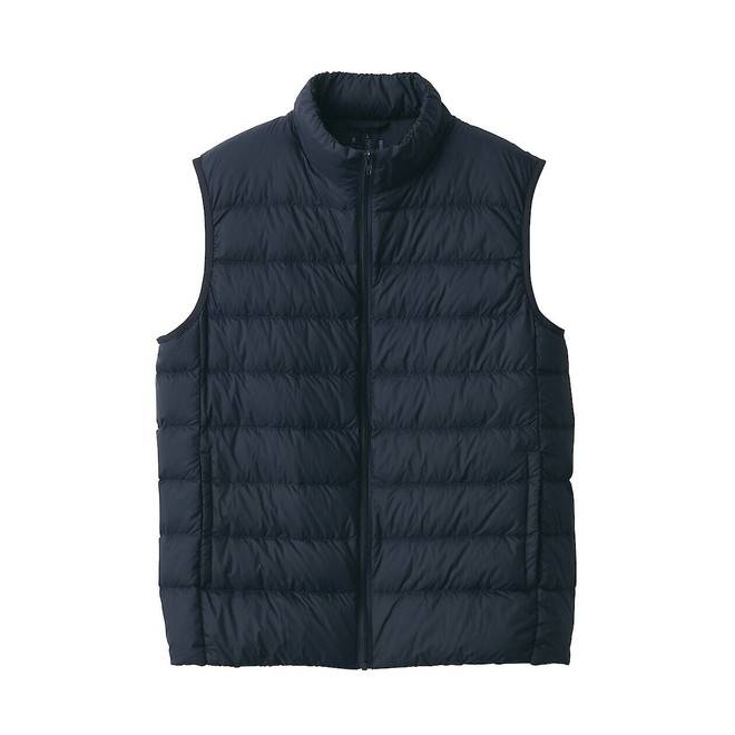 Men's Recycled Nylon Lightweight Pocketable Down Gilet.