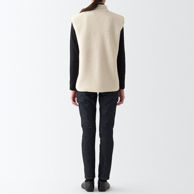 Women's Recycled Polyester Boa Fleece Vest