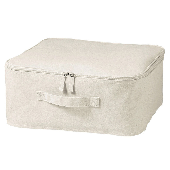 Soft Storage Box with Lid‐ Square 35cm Shallow