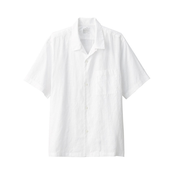 【XL】OVY Hemp Short Sleeve Open Collar OVY Hemp Short Sleeve Open Collar XL
