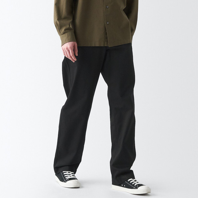 Men's Cotton Regular Fit Chino Trousers‐ Long