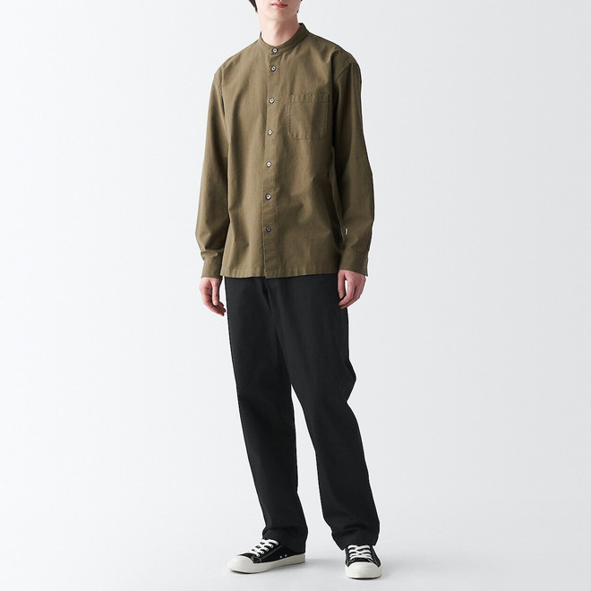 Men's Cotton Regular Fit Chino Trousers‐ Long