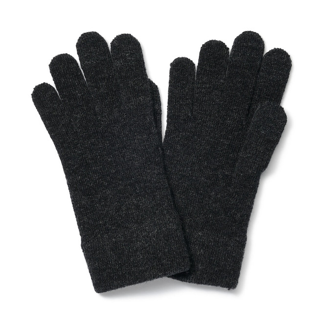 Wool Blend Brushed Lining Touchscreen Gloves.