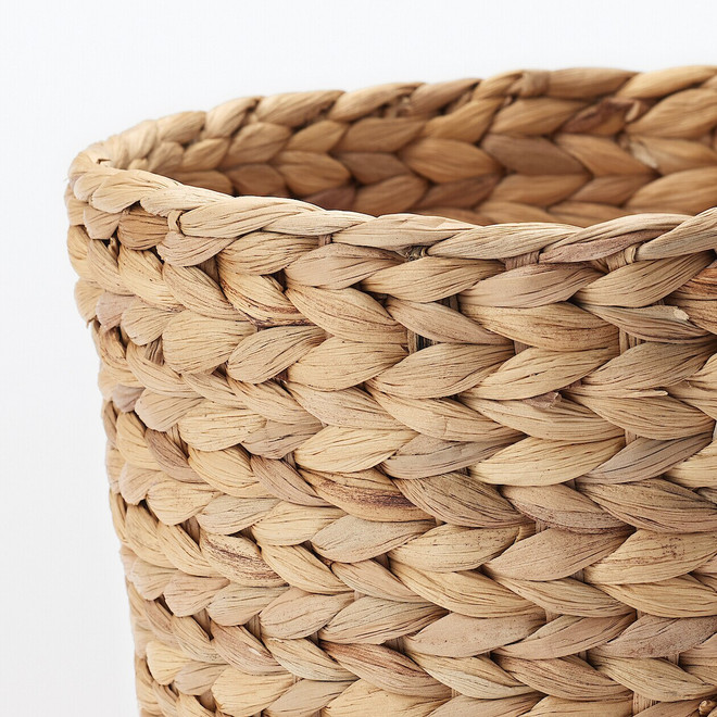 Water Hyacinth Round Basket ‐ S