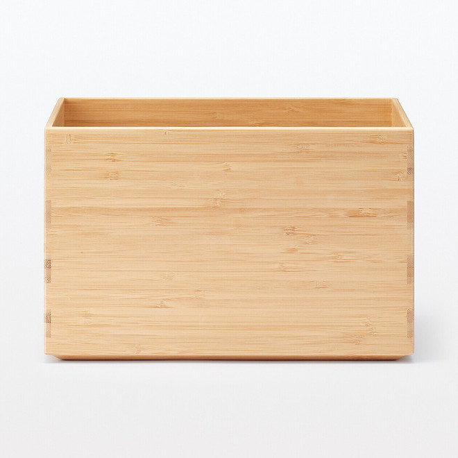 Bamboo Stackable Box, 26 x 18.5 x 16.5 cm