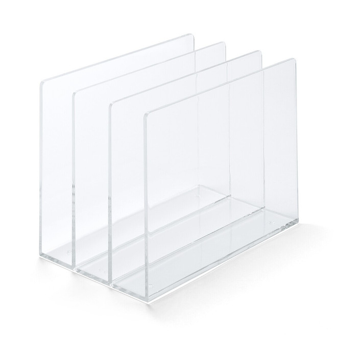 Acrylic 3 Partition Shelf ‐ S