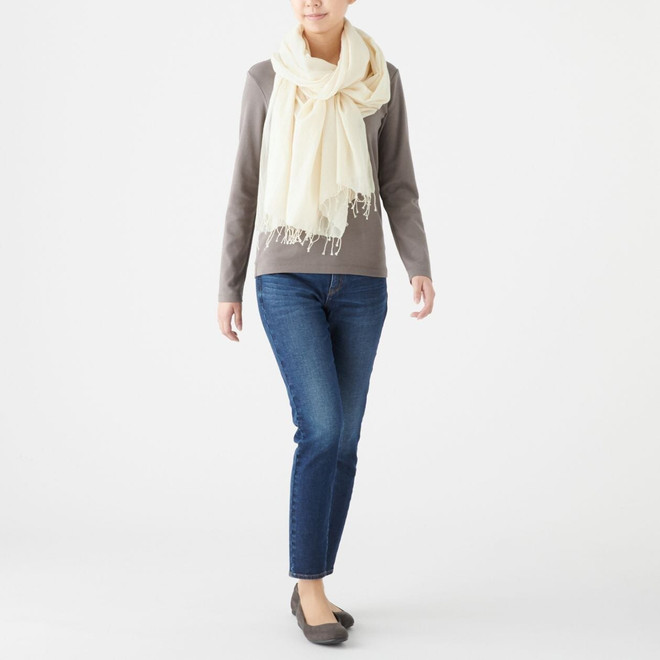Women's Indian Hand‐Woven Large Stole