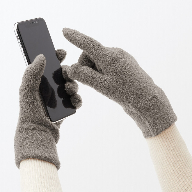 Bouclé Touchscreen gloves