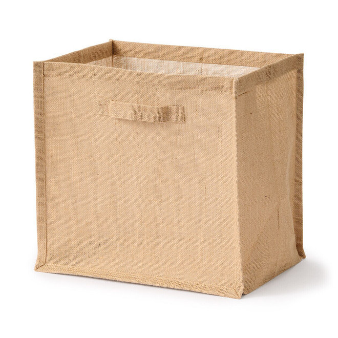 Jute Rectangular Storage Bag