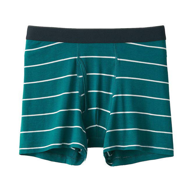 Men's Lyocell Smooth Stretch Front Open Boxer Shorts..