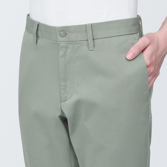 Stretch Slim Chino Trousers‐ Long